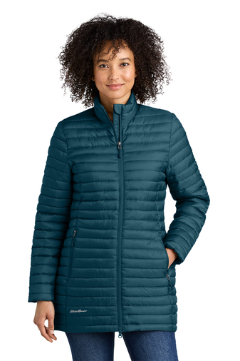 Eddie Bauer® Ladies 100% Polyester Packable Quilted Full-Zip Puff Jacket With Pockets